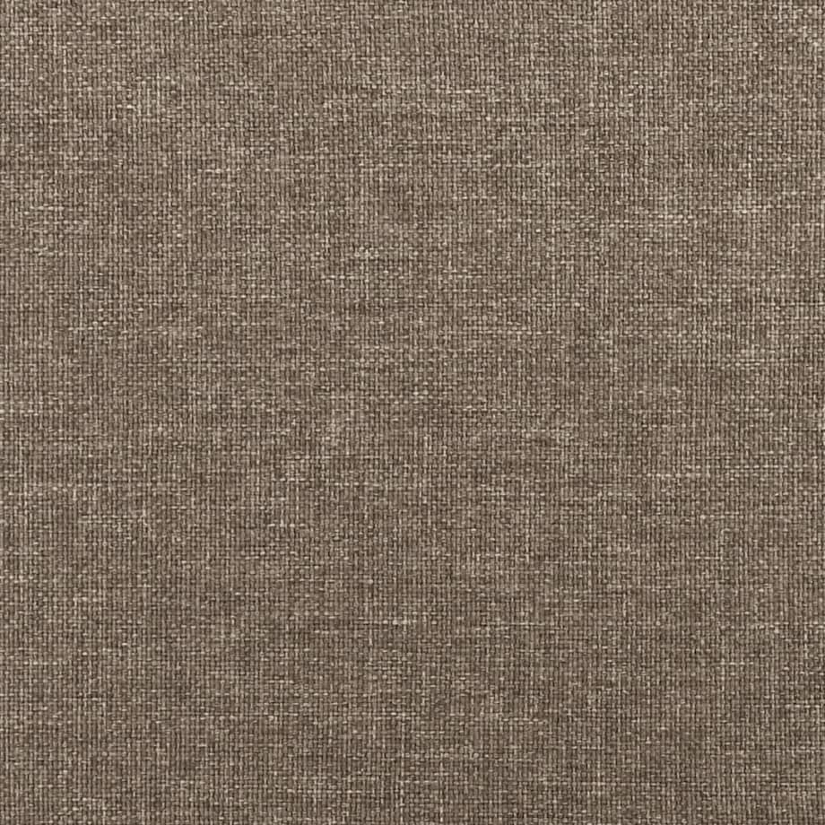 vidaXL Zagłówek uszak, taupe, 103x16x118/128 cm, tkanina