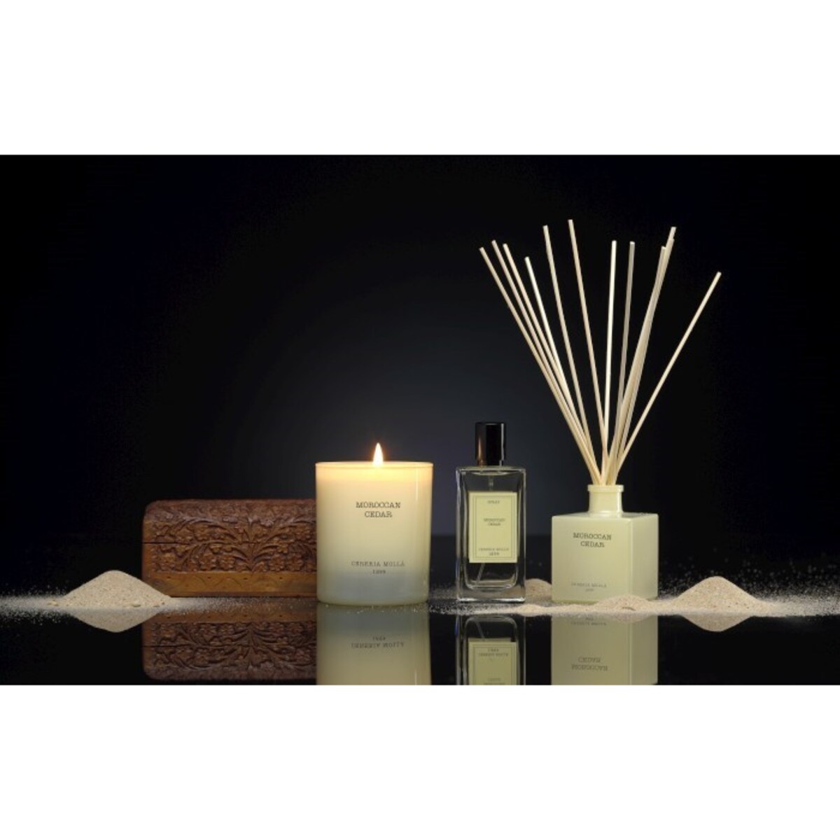 Świeca zapachowa Moroccan Cedar, 600 g, Cereria Molla