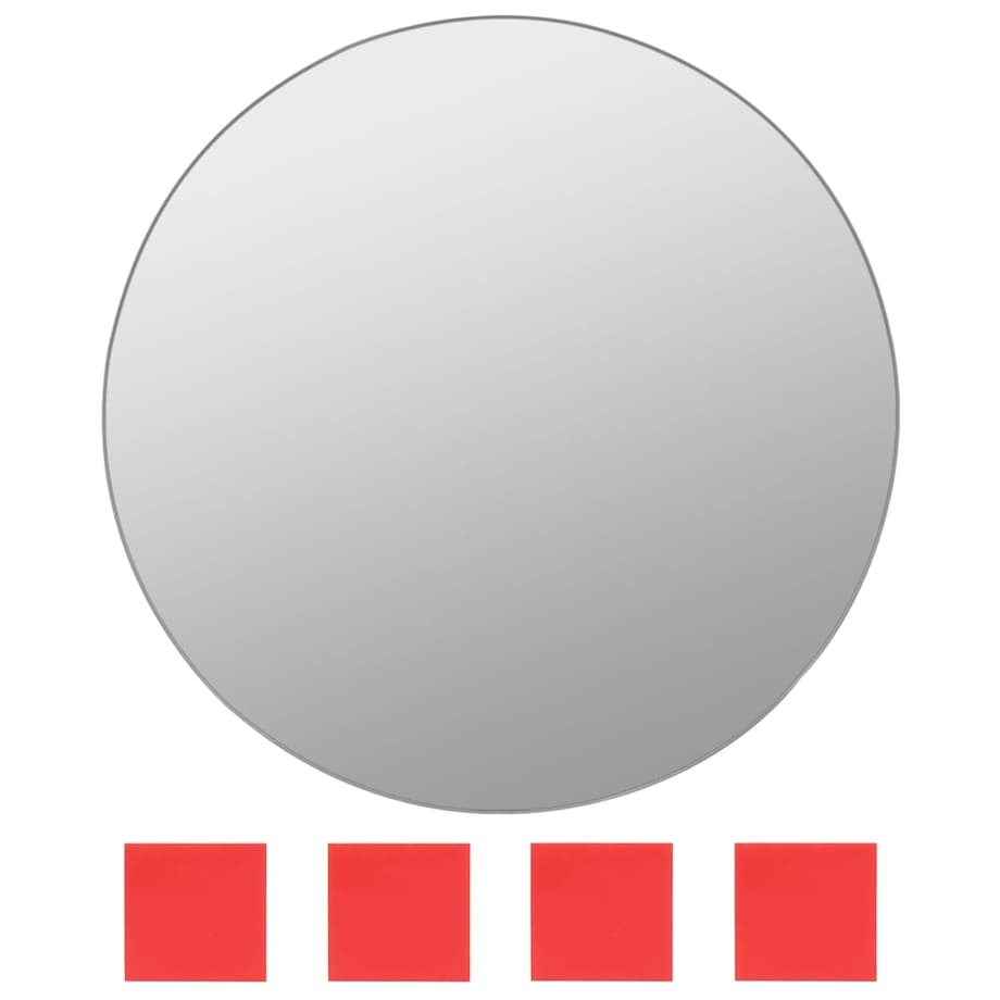 vidaXL Zestaw 7 okrągłych luster ściennych, szklanych