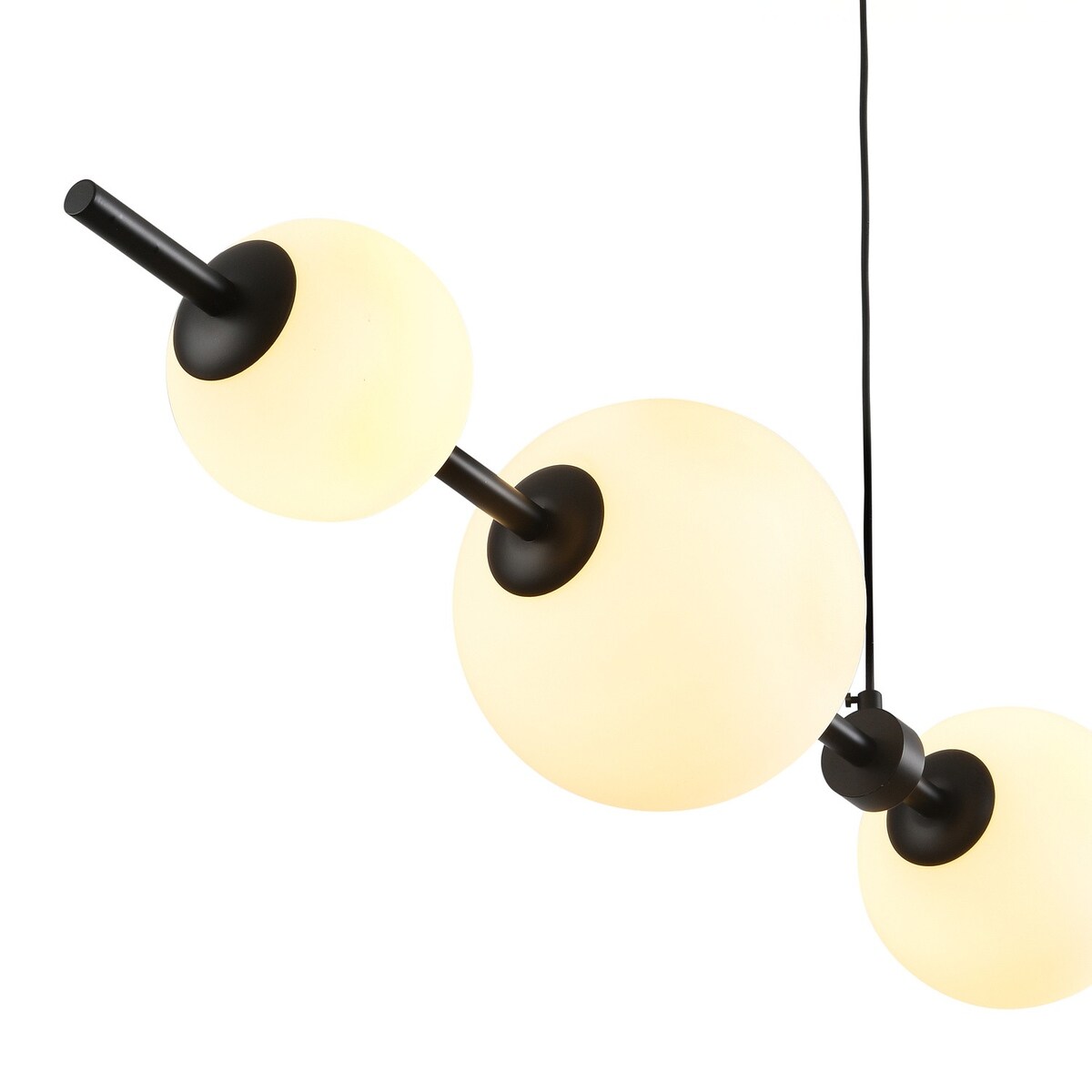 Lampa wisząca MILA czarna 140 cm