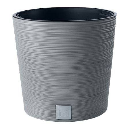 Doniczka Donica Ogrodowa 25 Cm Okrągła Na Taras Do Ogrodu Domu Szary