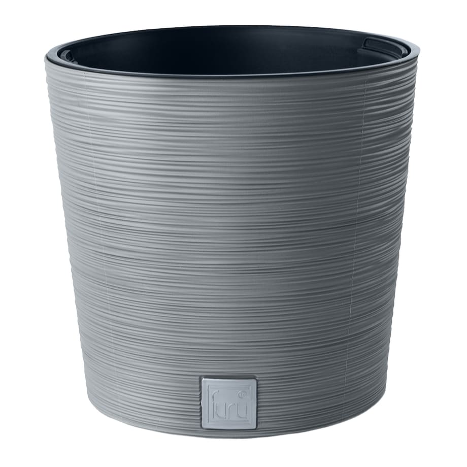 Doniczka Donica Ogrodowa 25 Cm Okrągła Na Taras Do Ogrodu Domu Szary