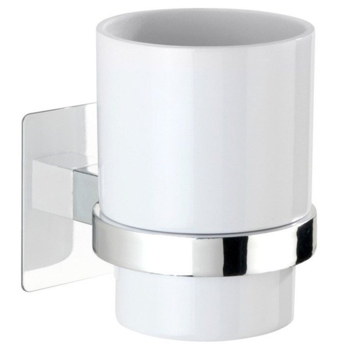 Kubek na szczoteczki do zębów QUADRO z uchwytem Turbo-Loc, WENKO