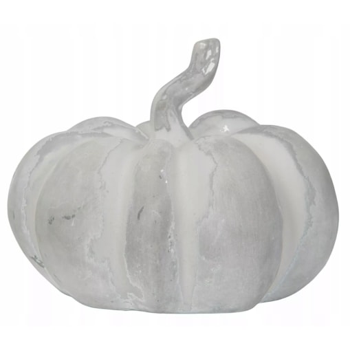 FIGURKA DYNIA BETONOWA HALLOWEEN JESIEŃ 16cm dekoracja skandynawska szara