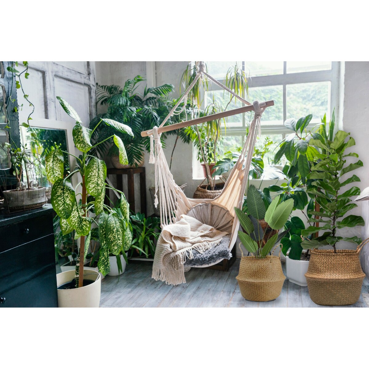 Kosz Naturalny Pleciony 381180B