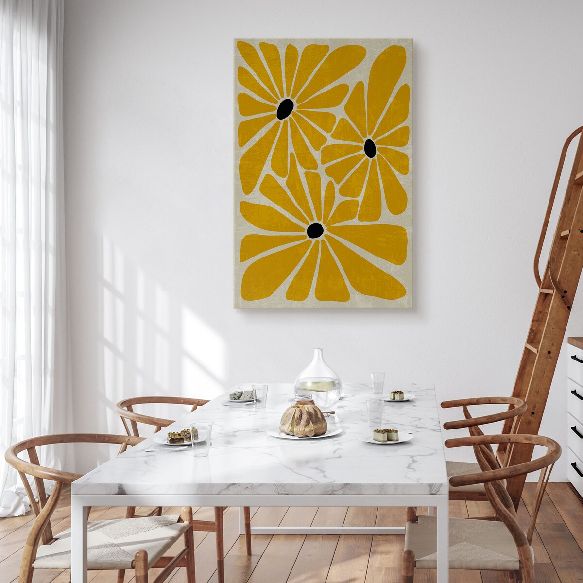 Obraz Żółte Polne Kwiaty 30x40cm