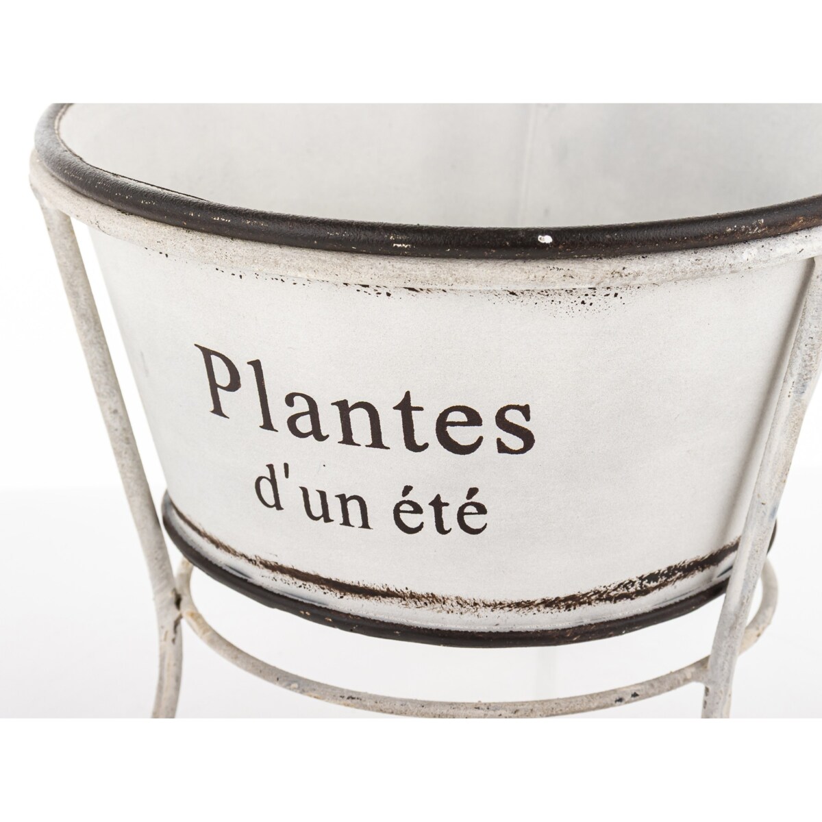 Kwietnik metalowy 41x22x22 cm MISKA-2 z kranikiem