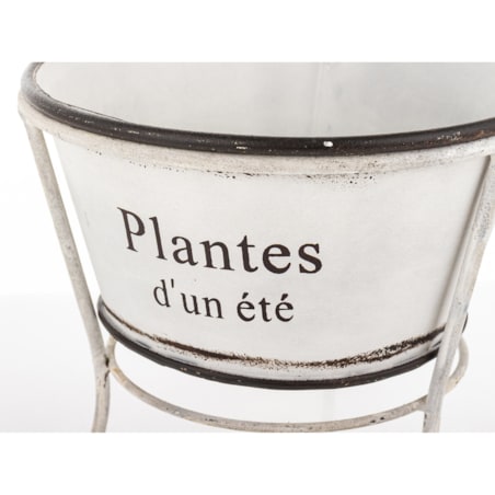 Kwietnik metalowy 41x22x22 cm MISKA-2 z kranikiem