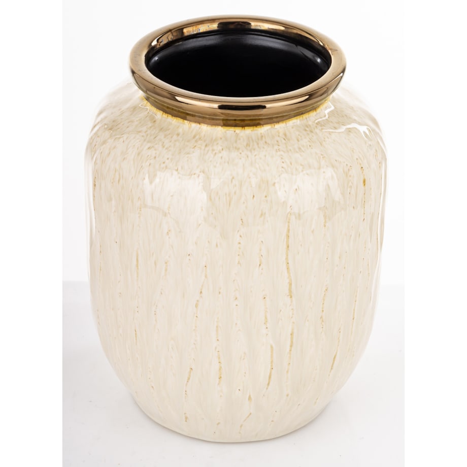 Wazon ceramiczny 27x20x20 cm MEEKE-2 mały biały