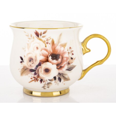 Kubek porcelanowy baryłka 430 ml z pudełkiem 9x13,5x10 cm BALERO