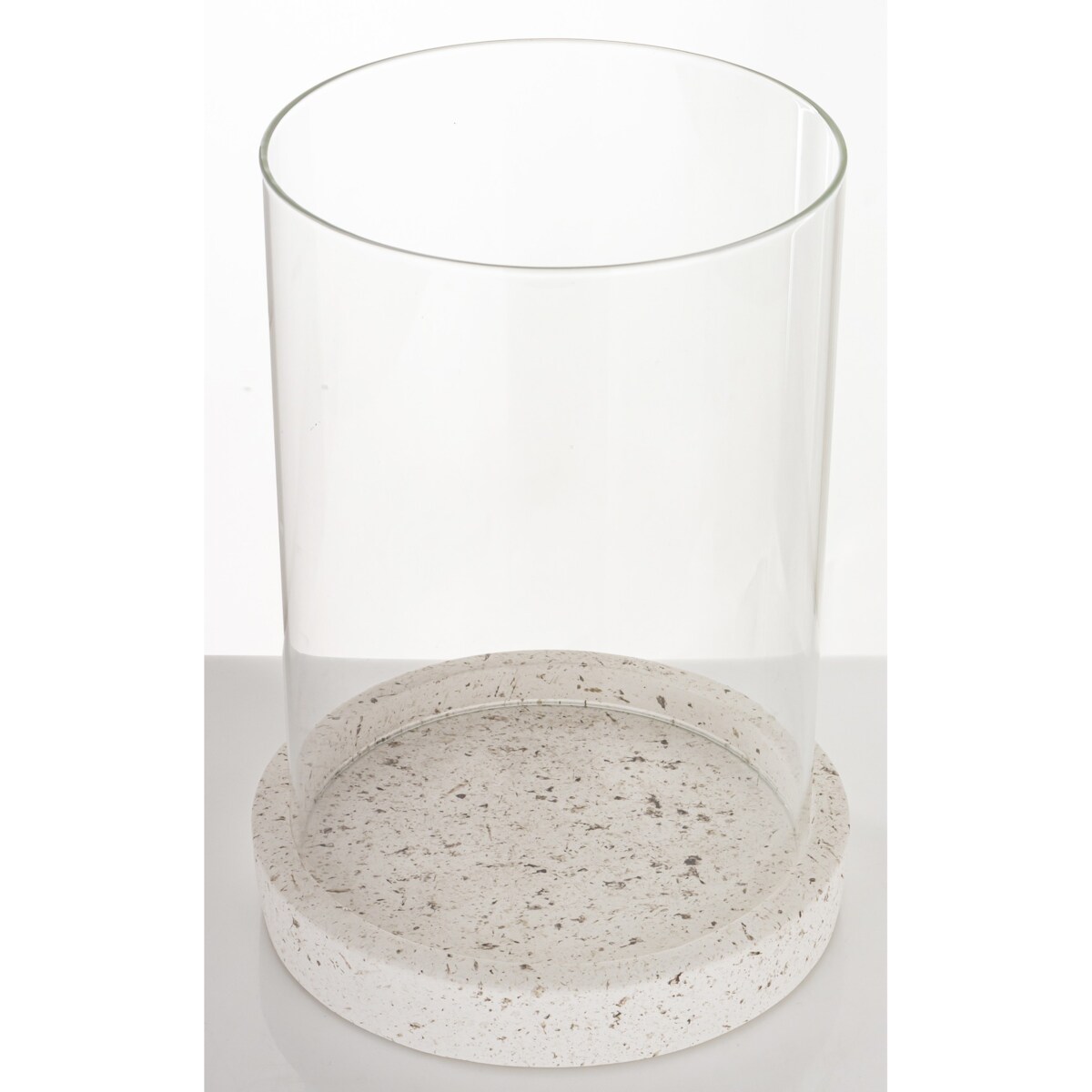 Świecznik szklany Ø 17,5x24 cm CEMENTO