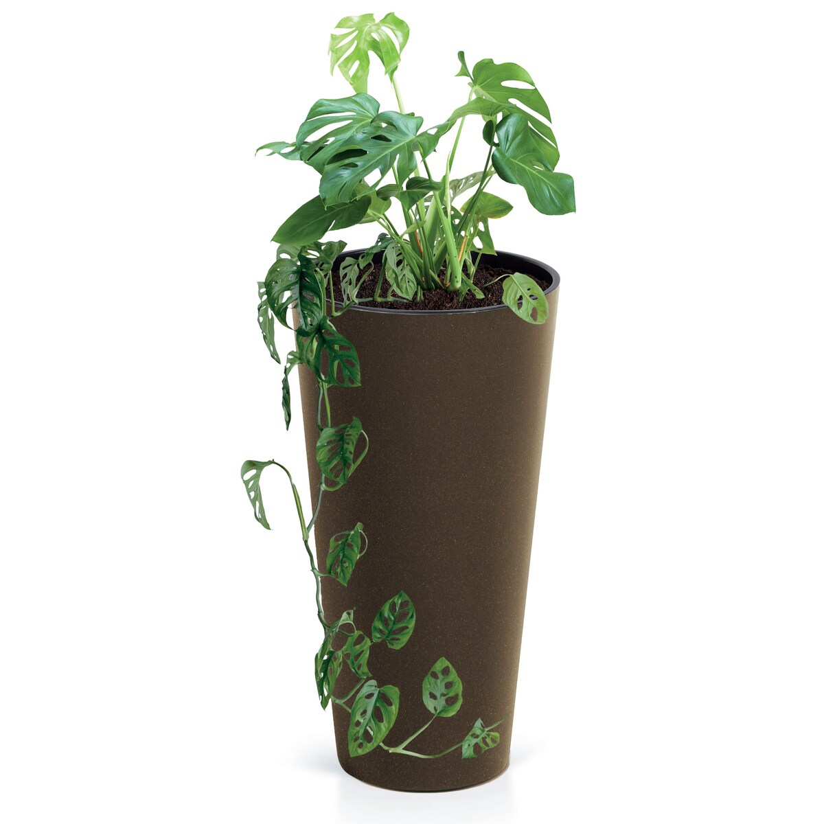 Donica Doniczka Ogrodowa 20 Cm Na Taras Do Ogrodu Domu Eco Wood Kawa