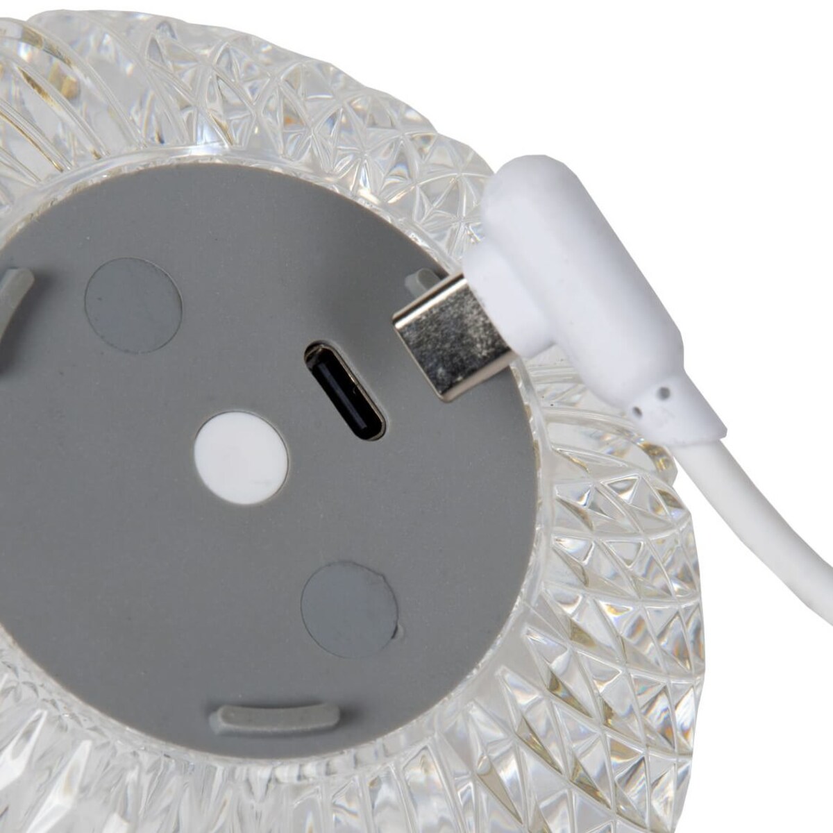 Kulista lampa stojąca Cintra do sypialni LED 2W złota