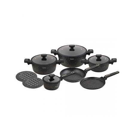 Klausberg zestaw 12 garnków marmurkowych 63911