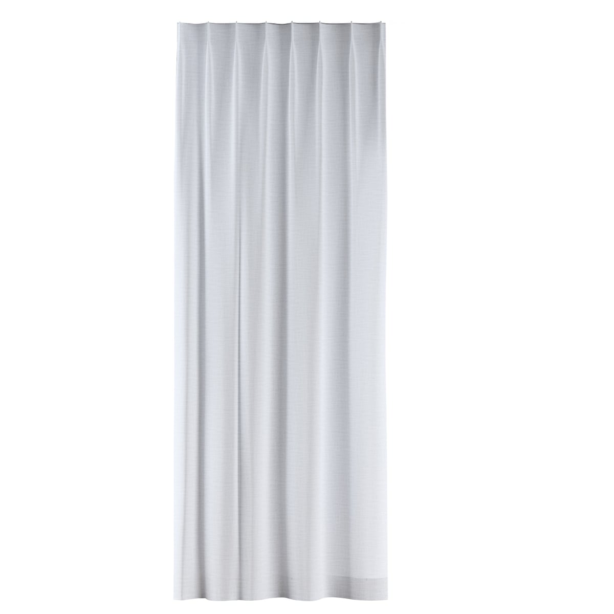 Zasłona na haczykach flex pojedynczych 130x260 biały