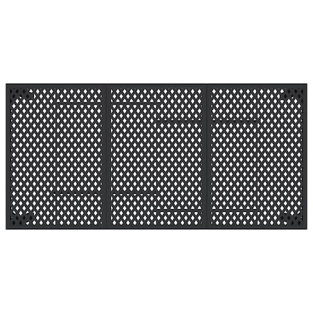 vidaXL Stół ogrodowy, antracytowy, 165x80x72 cm, stal