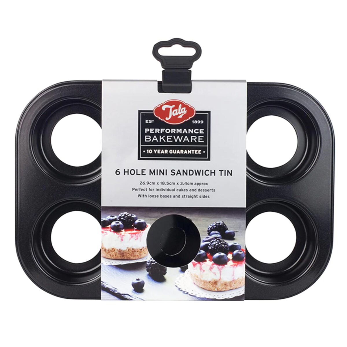 Tala forma do monoporcji z wyjmowanym dnem