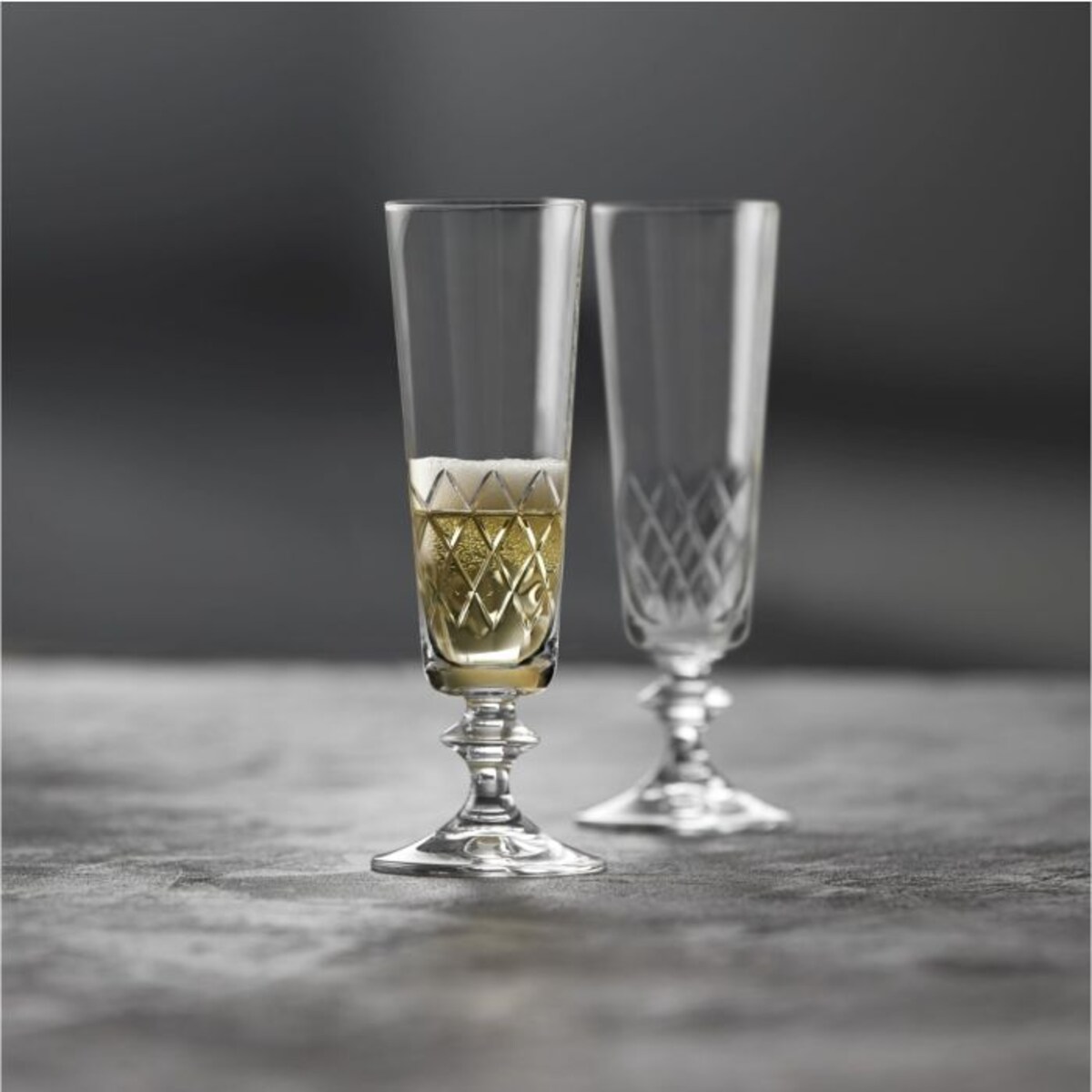 Kieliszki do szampana ze szkła kryształowego 160 ml Eaton 2 sztuki 36358