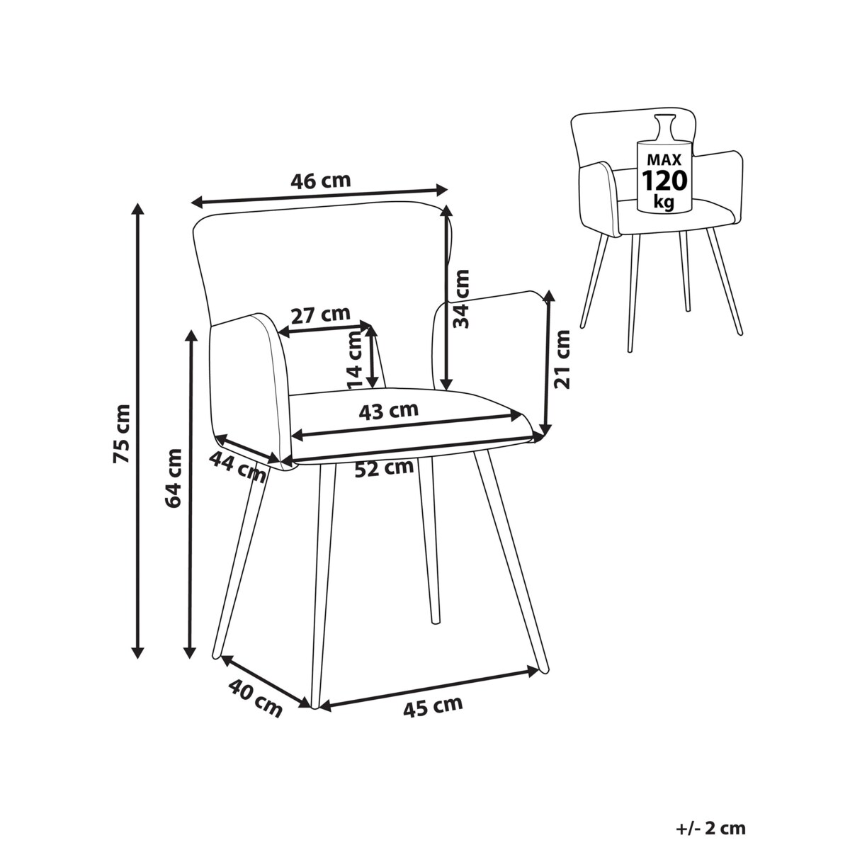 Krzesło biurowe Obrotowy SANILAC Boucle Ciemnozielony