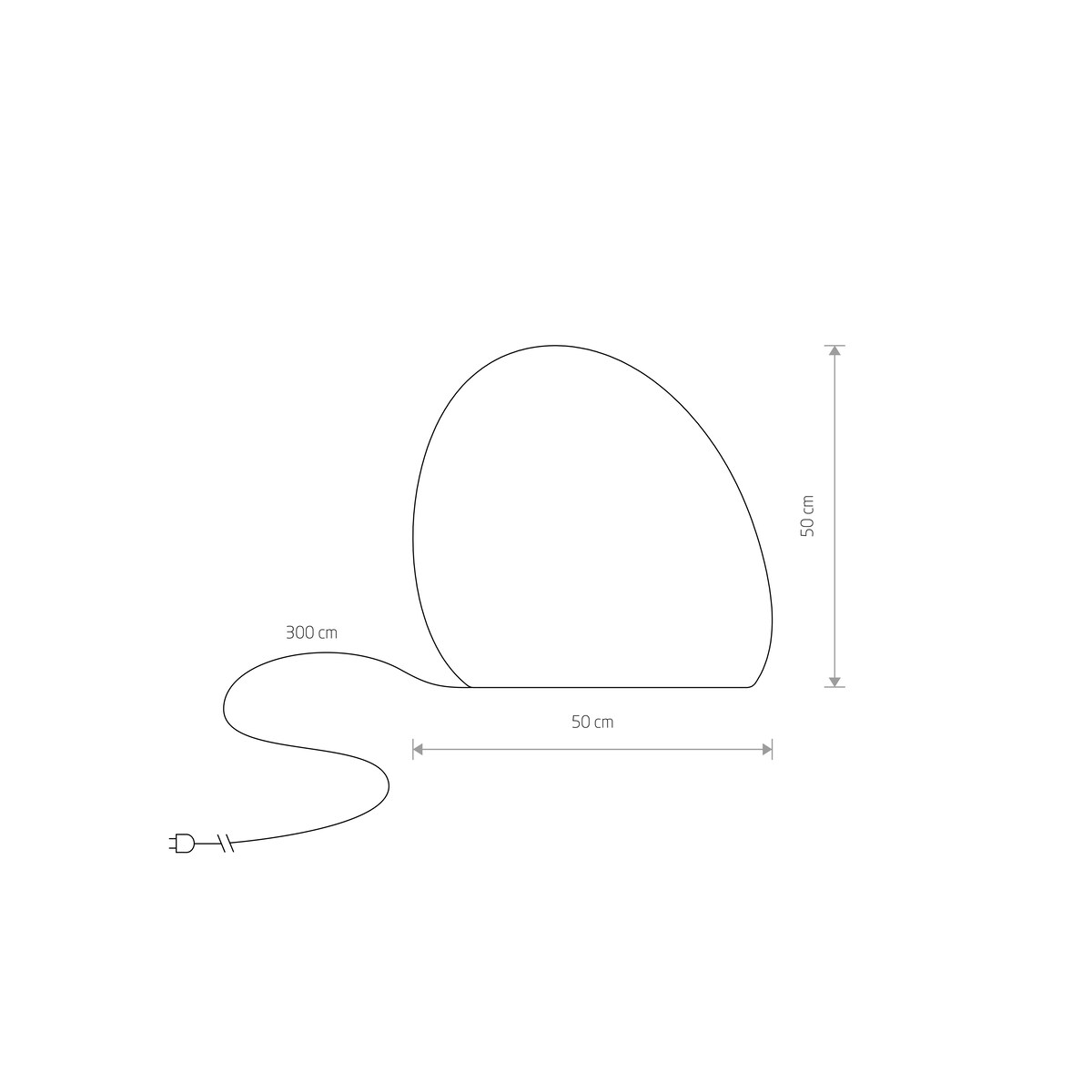 Lampa Przenośne 10580 STONE M Biały, Nowodvorski