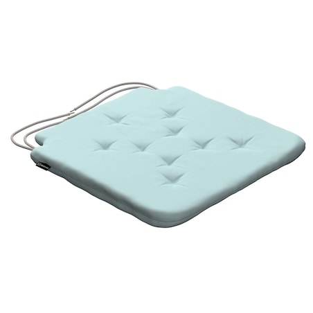 Poduszka na krzesło Olek, pastelowy błękit, 42 x 41 x 3,5 cm, Cotton Panama