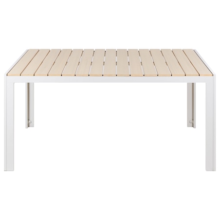 Stół ogrodowy dla 6 osób COMO 150 cm 90 cm Beżowy