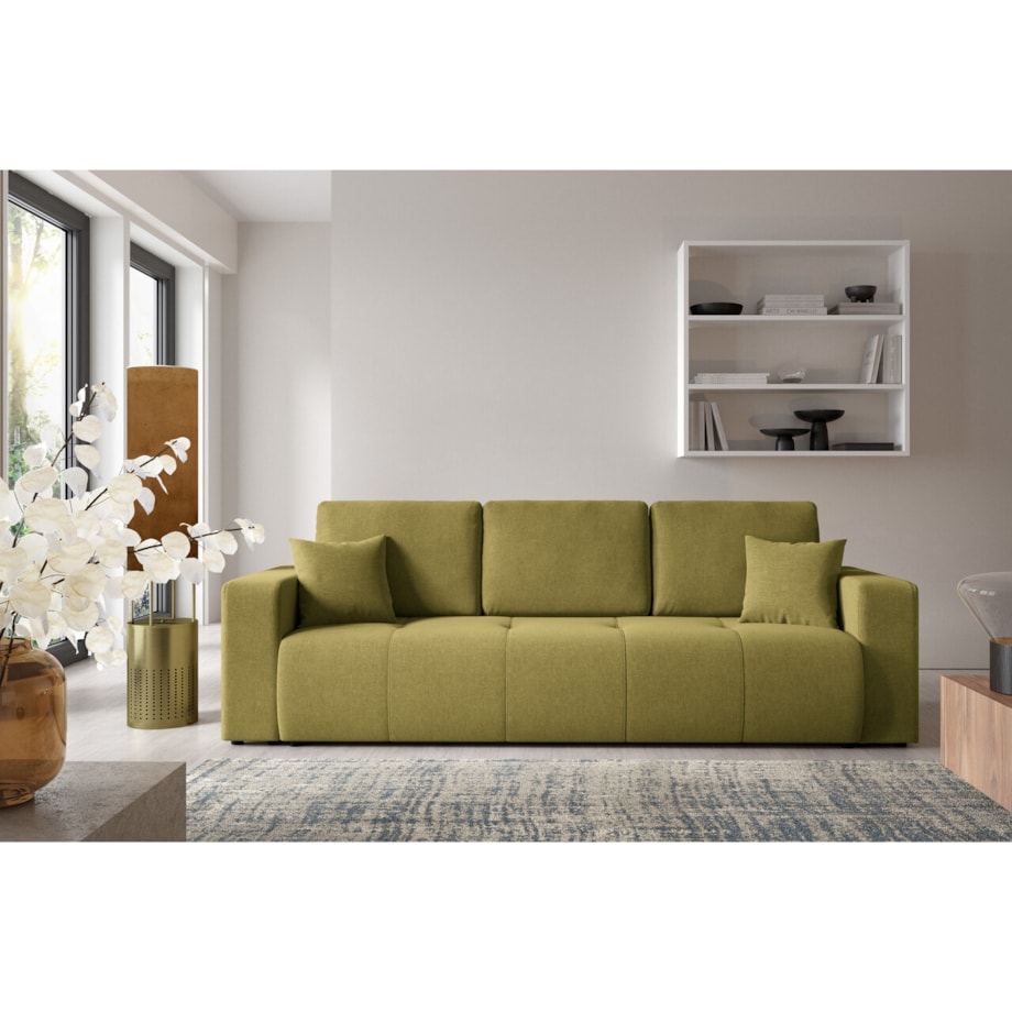 Kanapa MOLINIO z funkcją spania z pojemnikiem na pościel Kolor: Wind 35