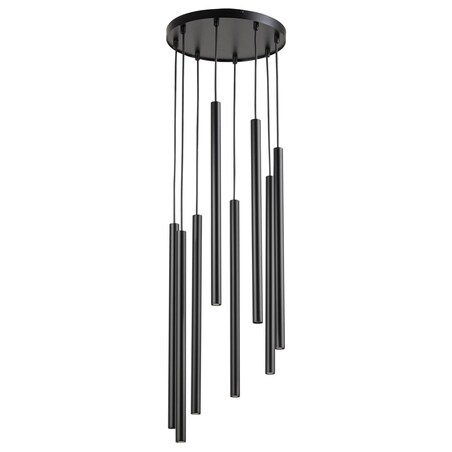 Lampa wielopunktowa wisząca Sopel 33628 Sigma okrągła tuby czarna