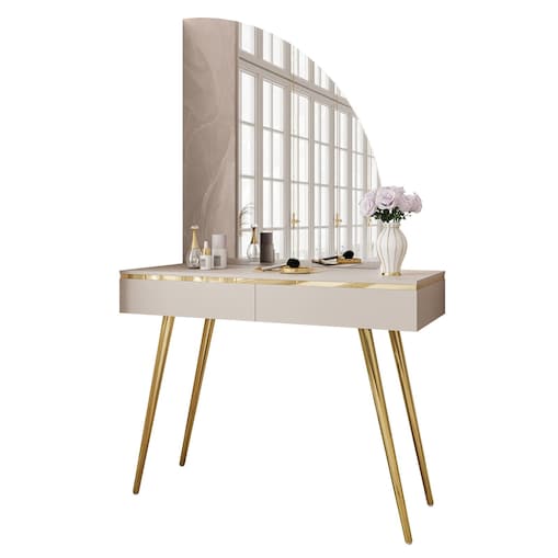 Toaletka AURORA-SQ kaszmir z lustrem prawym