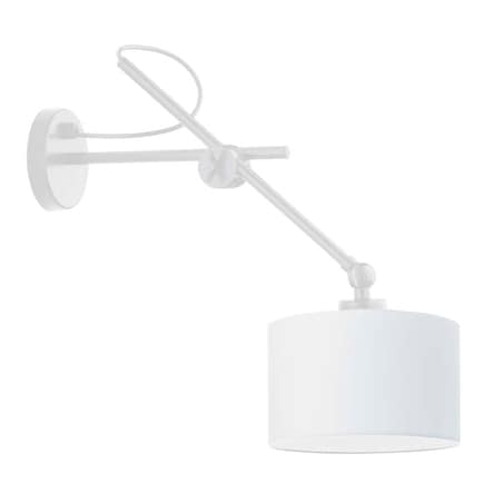 Kinkiet przegubowy lampa ścienna lampa na ścianę regulowany z abażurem walec MODERN