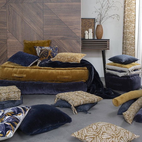 Poduszka do siedzenia na podłodze JAL, bawełniana, 38 x 38 cm