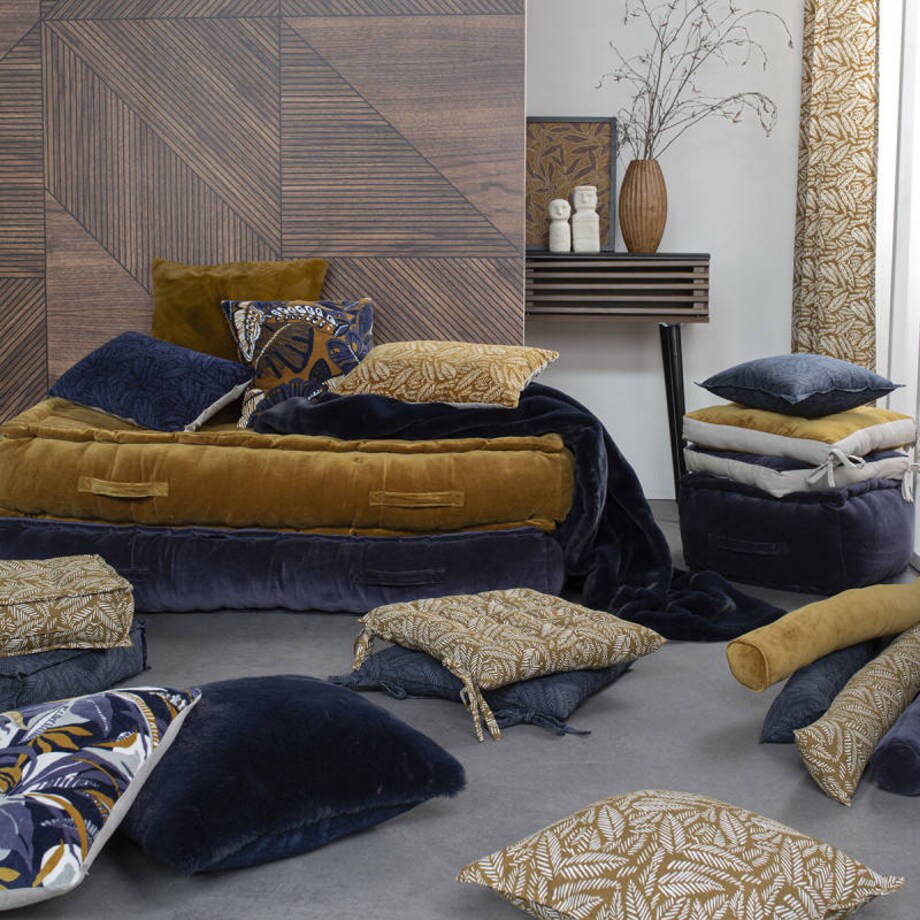 Poduszka do siedzenia na podłodze JAL, bawełniana, 38 x 38 cm