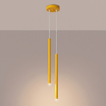Lampa wisząca PASTELO 2 żółta