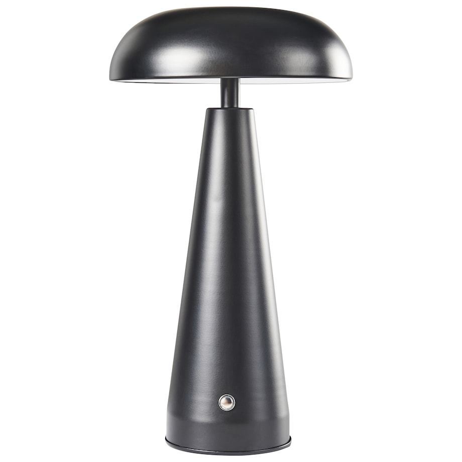 Bezprzewodowa lampa stołowa LED BOCONO Ze ściemniaczem Metal Czarny