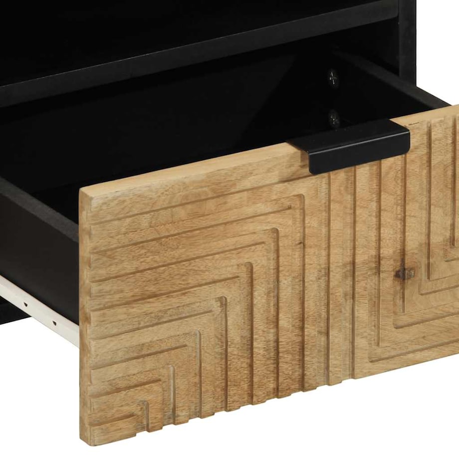 vidaXL Stolik kawowy Brązowy 80x54x40 cm Drewno lite Mango