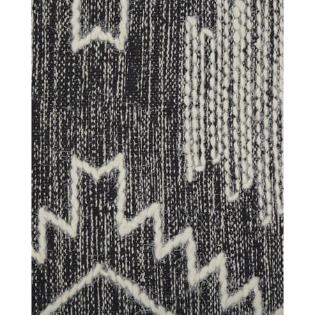Dywan bawełniany 160 x 230 cm biało-czarny ARBAA