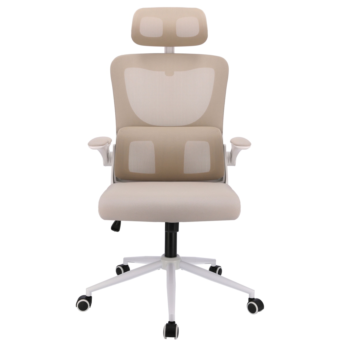Fotel biurowy ZEO obrotowy beżowy