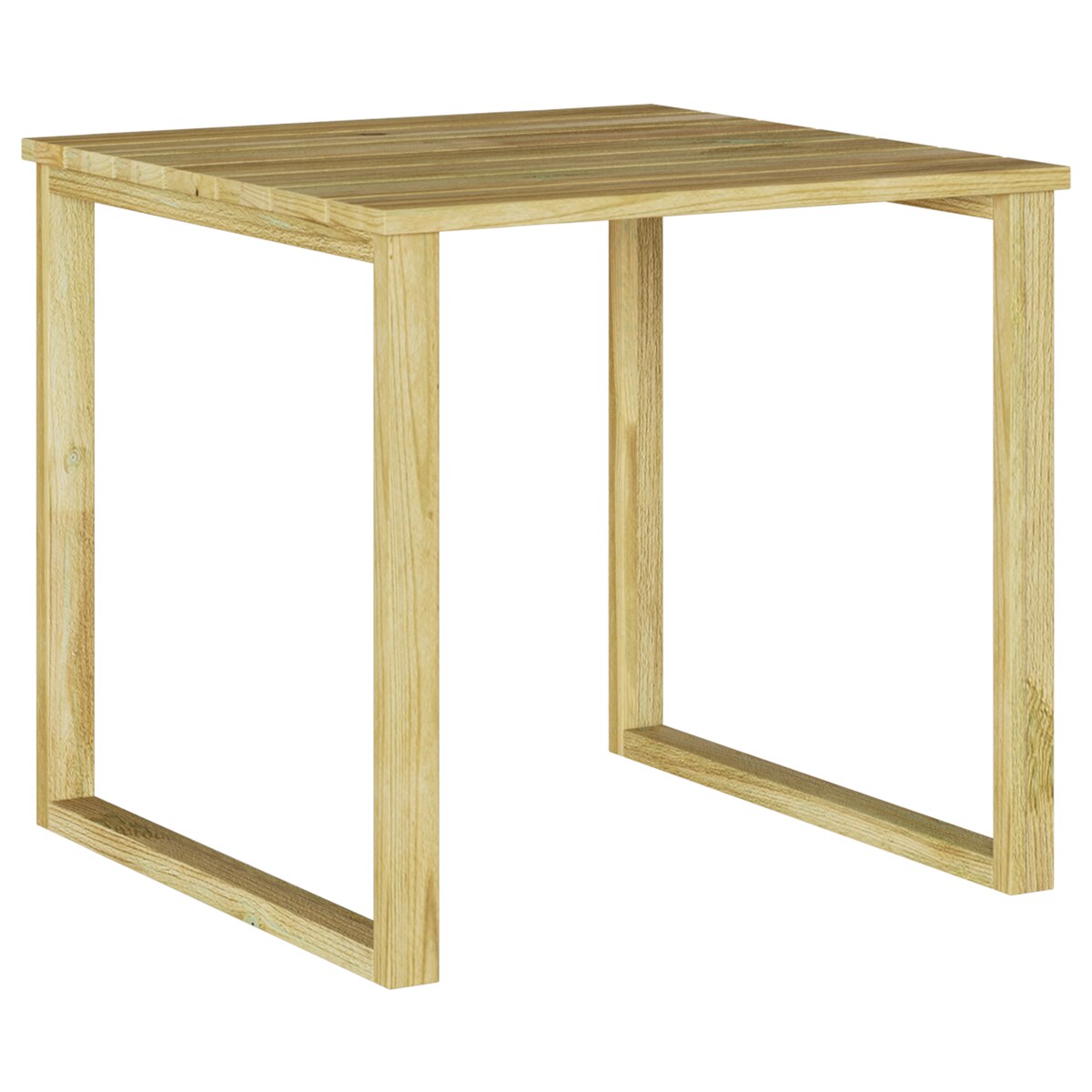 vidaXL Stół leżankowy 50,5x50,5x46 cm z impregnowanego drewna sosnowego