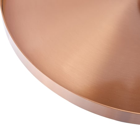 Marmurkowy stolik kawowy COLUMN DP-FA1 black copper Step marmur stal czarny miedziany, Step Into Design