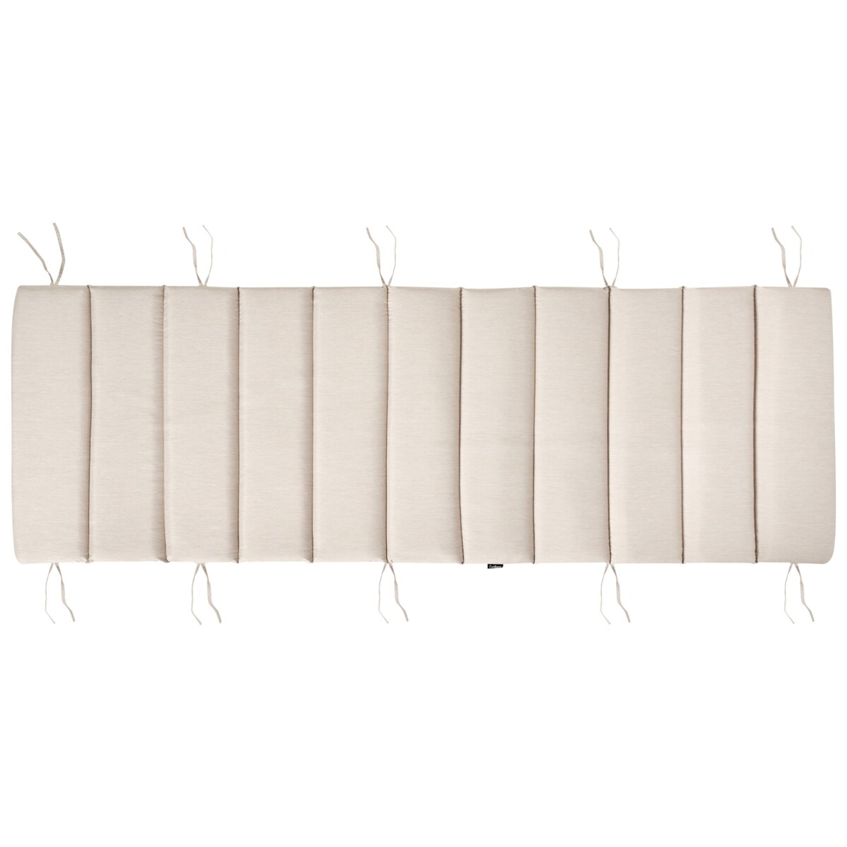 Poduszka na leżak ogrodowy BRESCIA PREMIUM 180 x 60 cm Jasnobeżowy