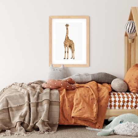 Plakat dla dzieci Żyrafa 20x30