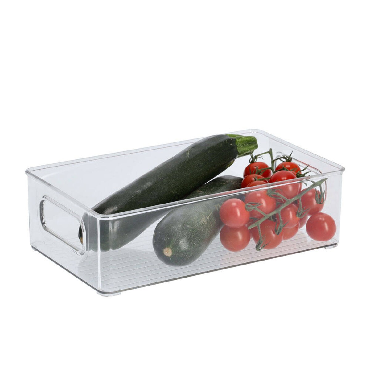 Transparentny organizer z plastiku, 25,5 x 15 x 7,6 cm