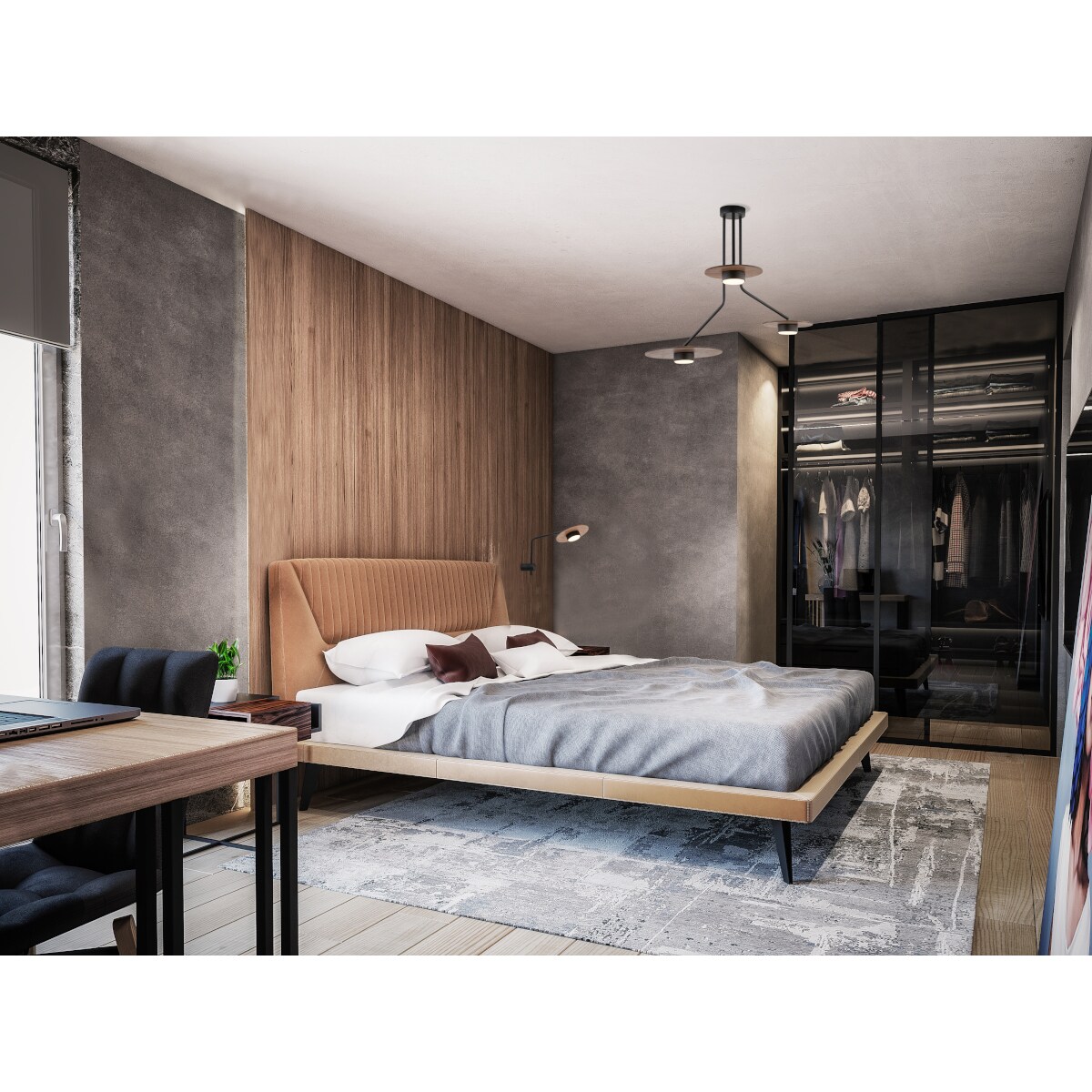 Lampa sufitowa 7644 DISK Czarny Nowodvorski