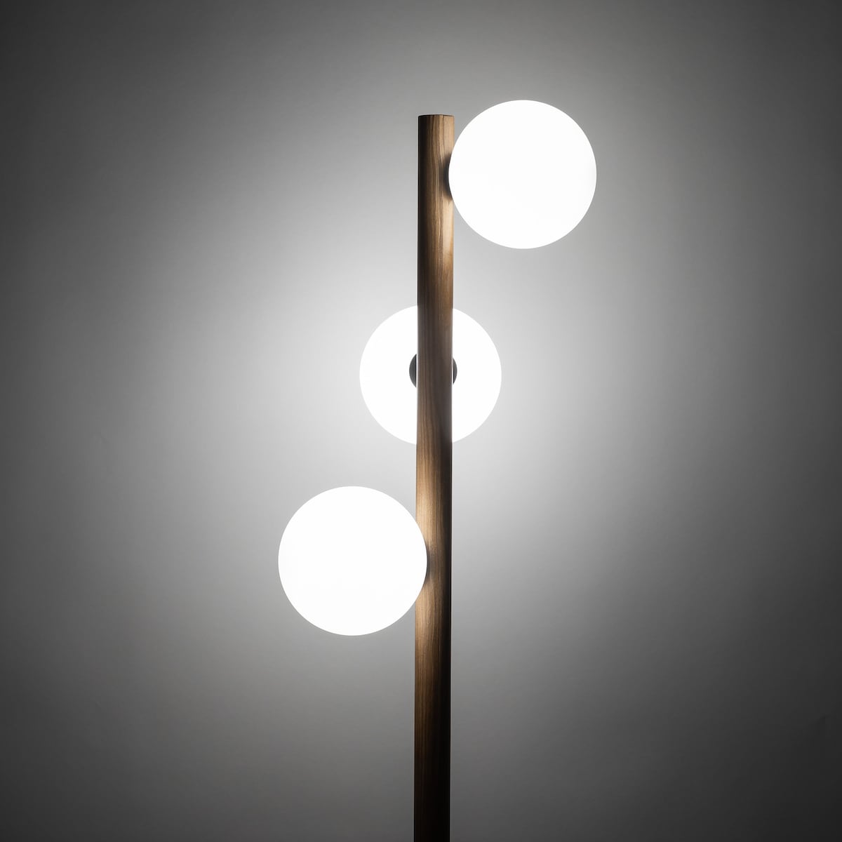 Lampa podłogowa TK Lighting ESTERA WOOD ORZECH 16045 150 cm 3xG9 drewniana nowoczesna do salonu