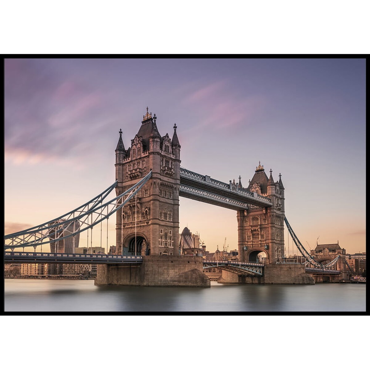 plakat zachód tower bridge londyn anglia 30x40 cm