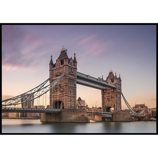 plakat zachód tower bridge londyn anglia 30x40 cm