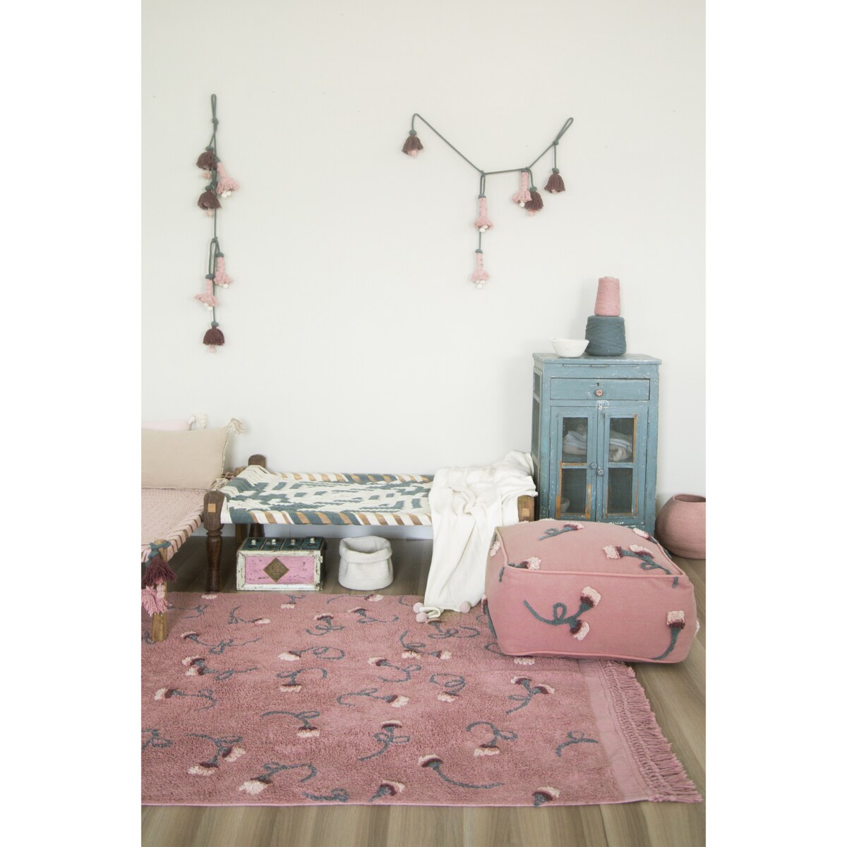 Dywan Bawełniany English Garden Ash Rose 140x210 cm Lorena Canals