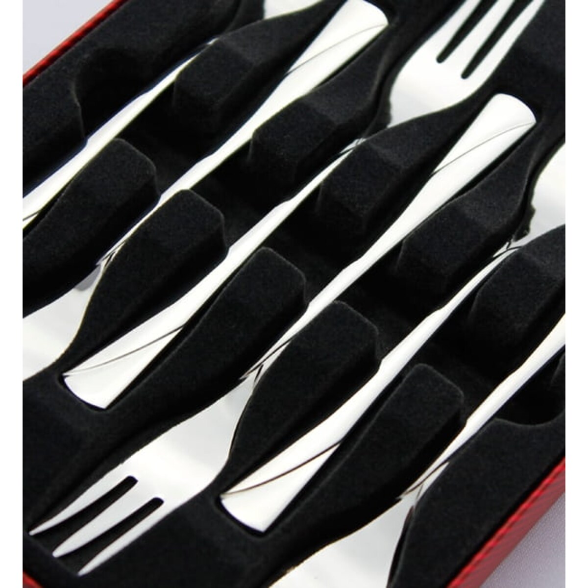 Widelczyki do Ciasta Tortu Gerlach Valor Połysk Stal Nierdzewna 6 Elementów