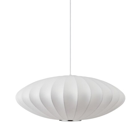 Lampa wisząca SILK FLAT biała 60 cm