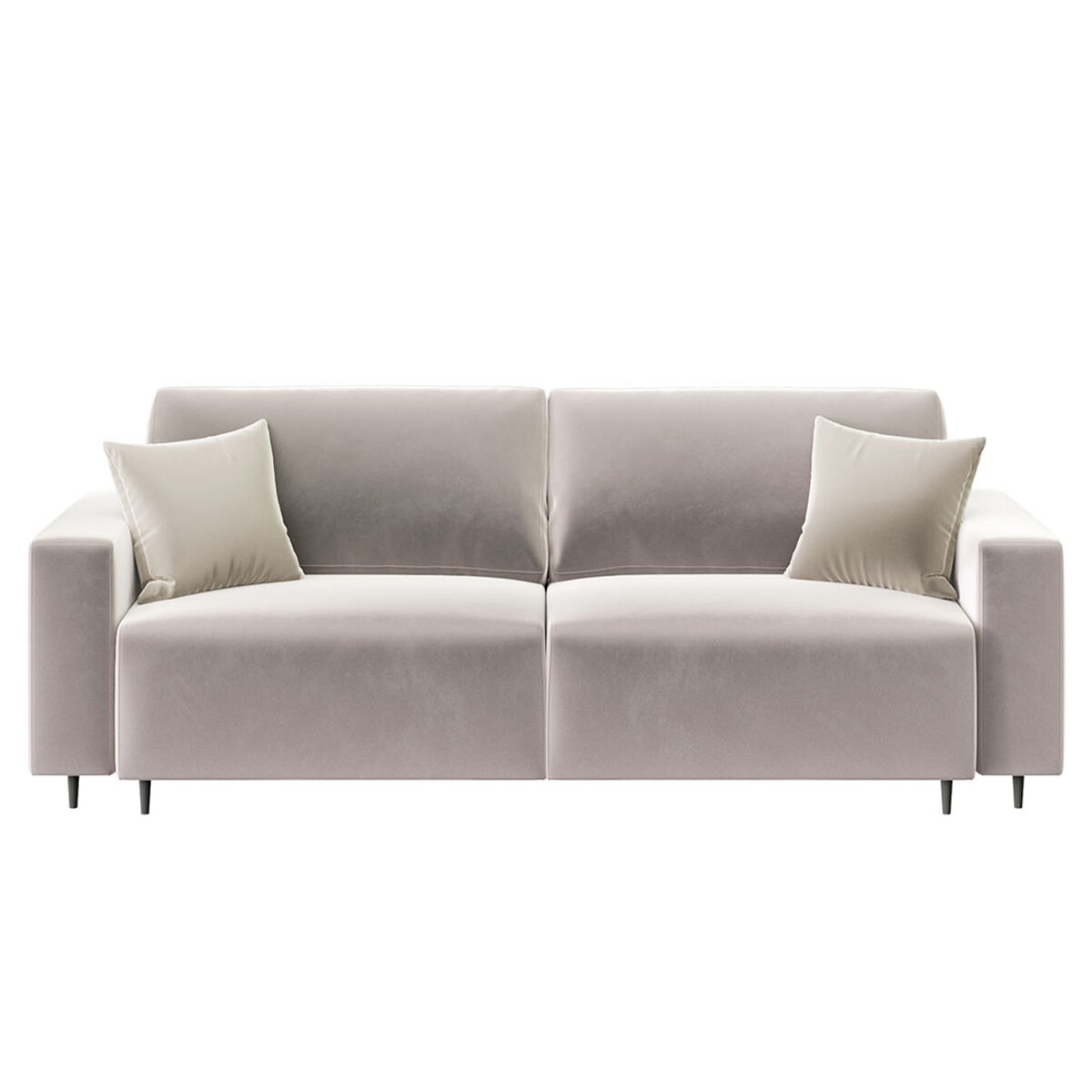 Hesto 3-osobowa rozkładana sofa - kremowa